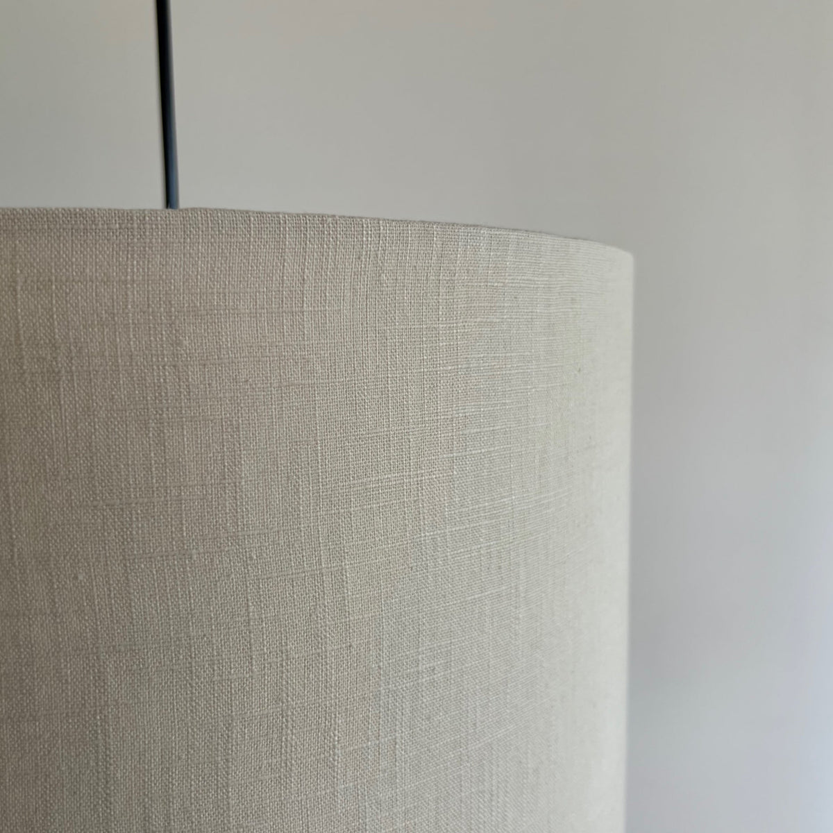Natural Linen Drum Lampshade