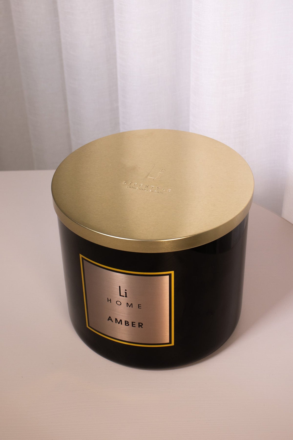 Amber 3-Wick Luxury Candle, 1kg