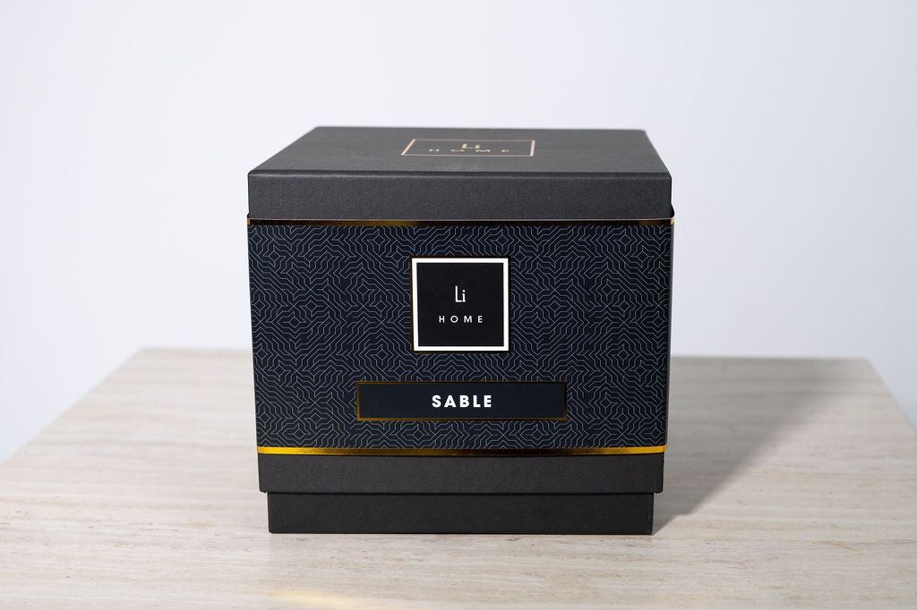 Sable 3-Wick Luxury Candle, 1kg