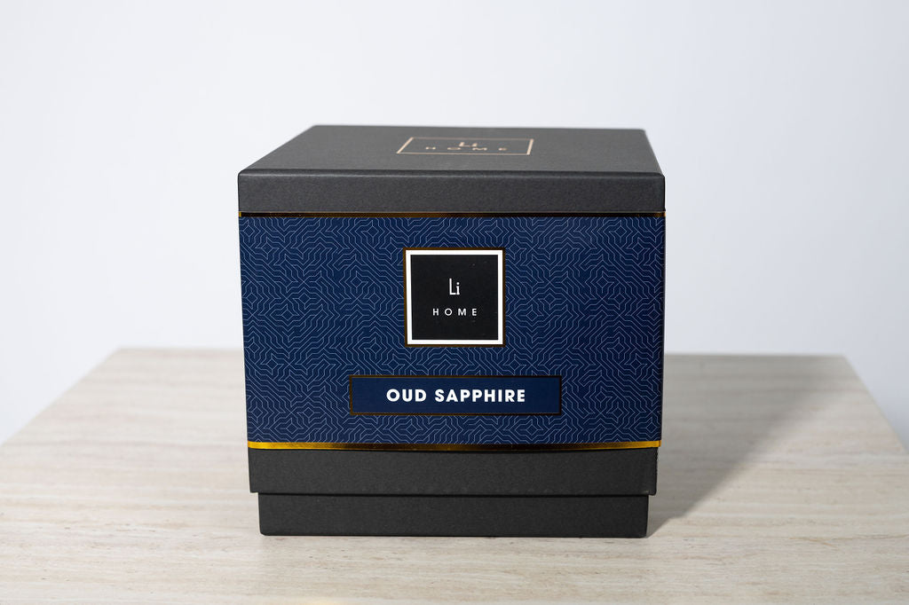 Oud Sapphire 3-Wick Luxury Candle, 1kg