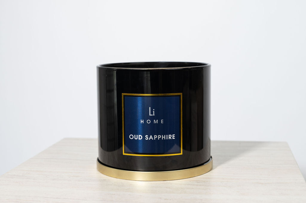 Oud Sapphire 3-Wick Luxury Candle, 1kg