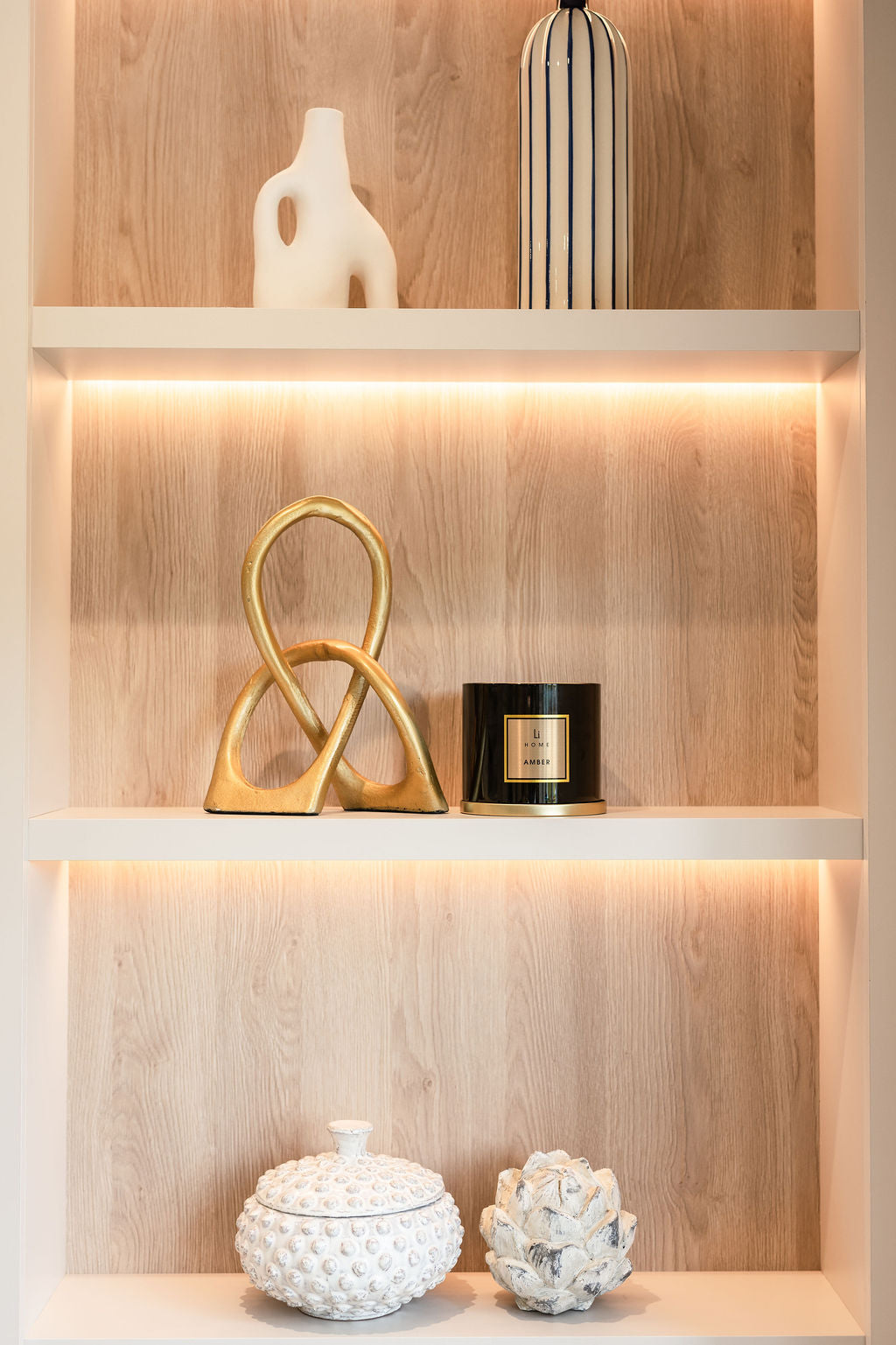 Amber 3-Wick Luxury Candle, 1kg
