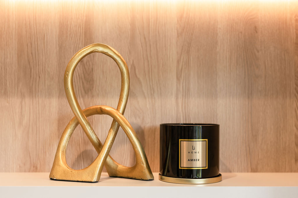 Amber 3-Wick Luxury Candle, 1kg