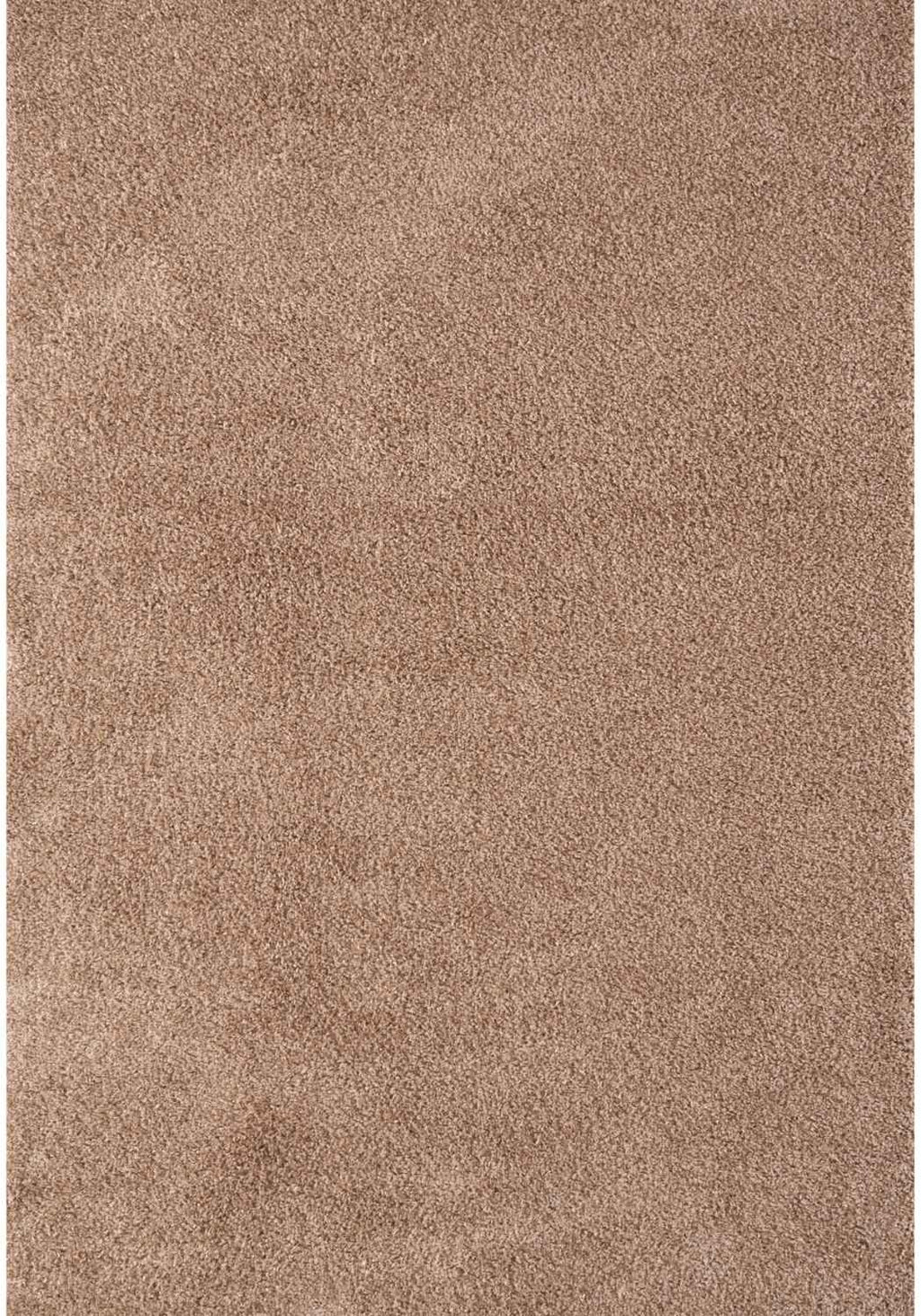 Solid Beige Shaggy Rug