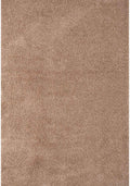 Solid Beige Shaggy Rug