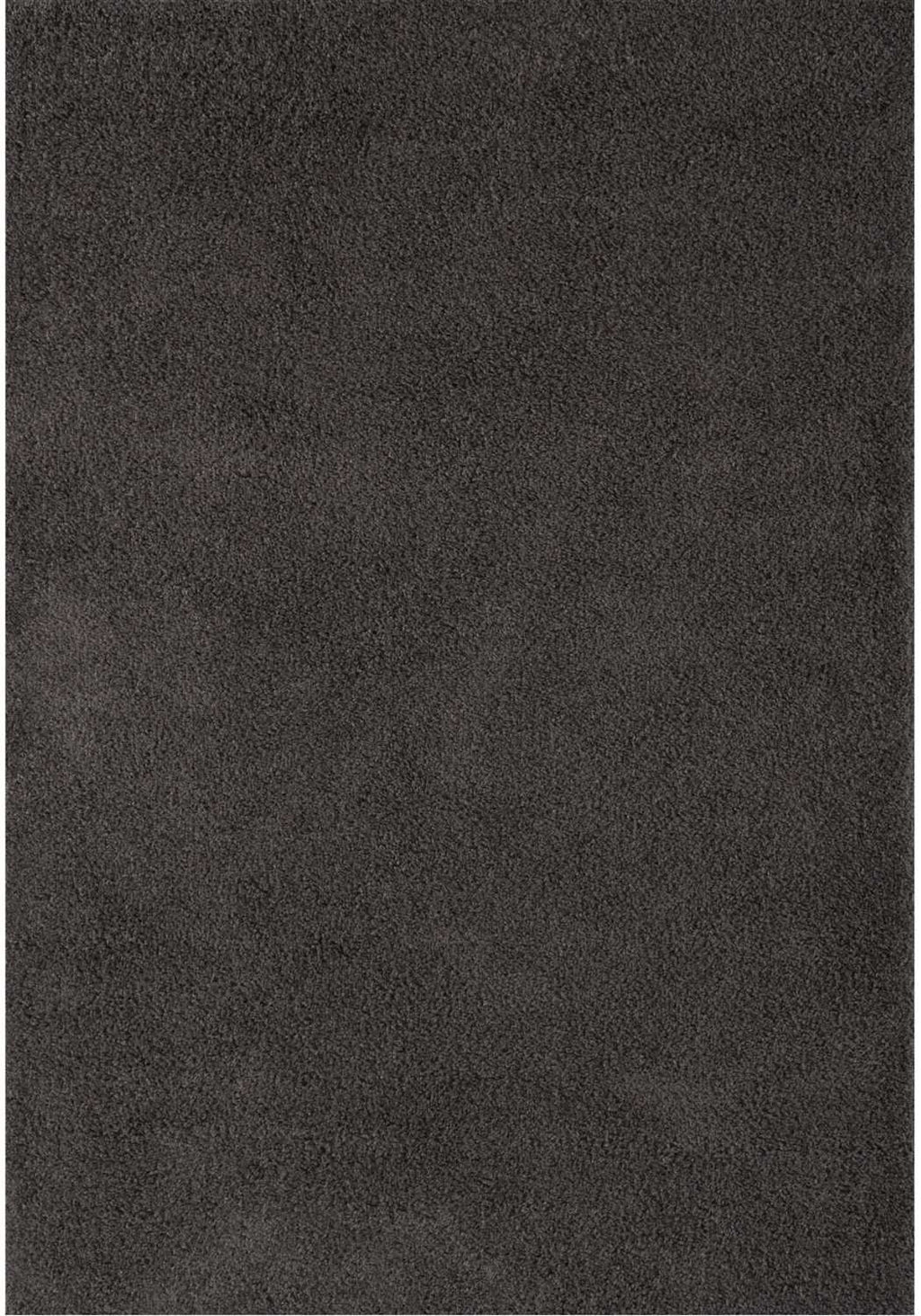 Solid Dark Grey Shaggy Rug