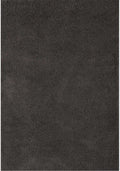 Solid Dark Grey Shaggy Rug