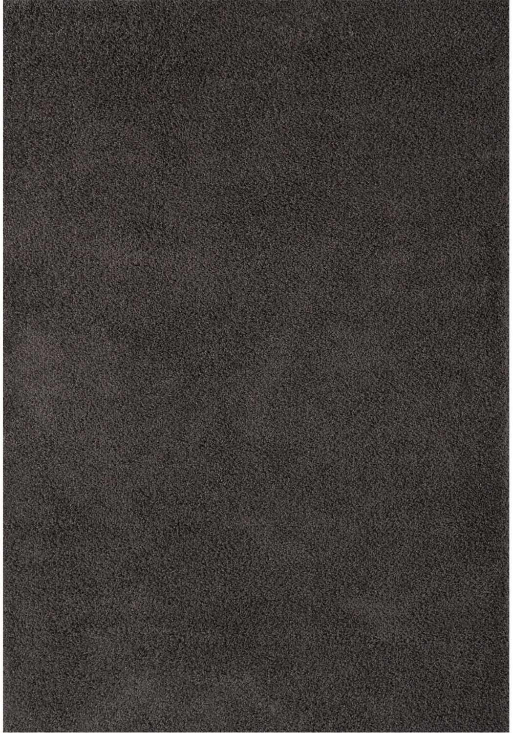 Solid Dark Grey Shaggy Rug