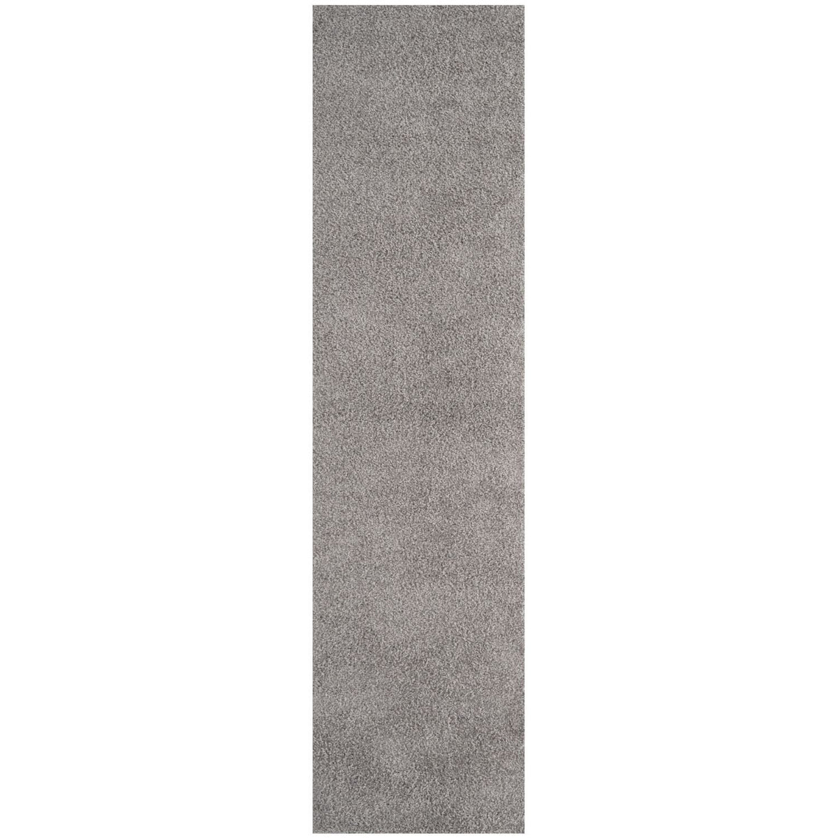 Solid Grey Shaggy Rug
