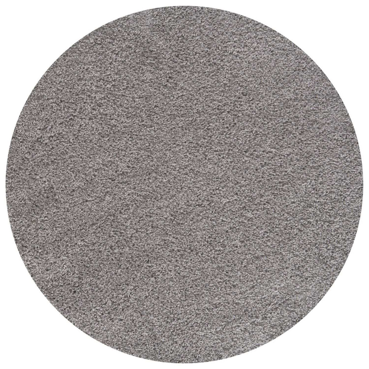 Solid Grey Shaggy Rug