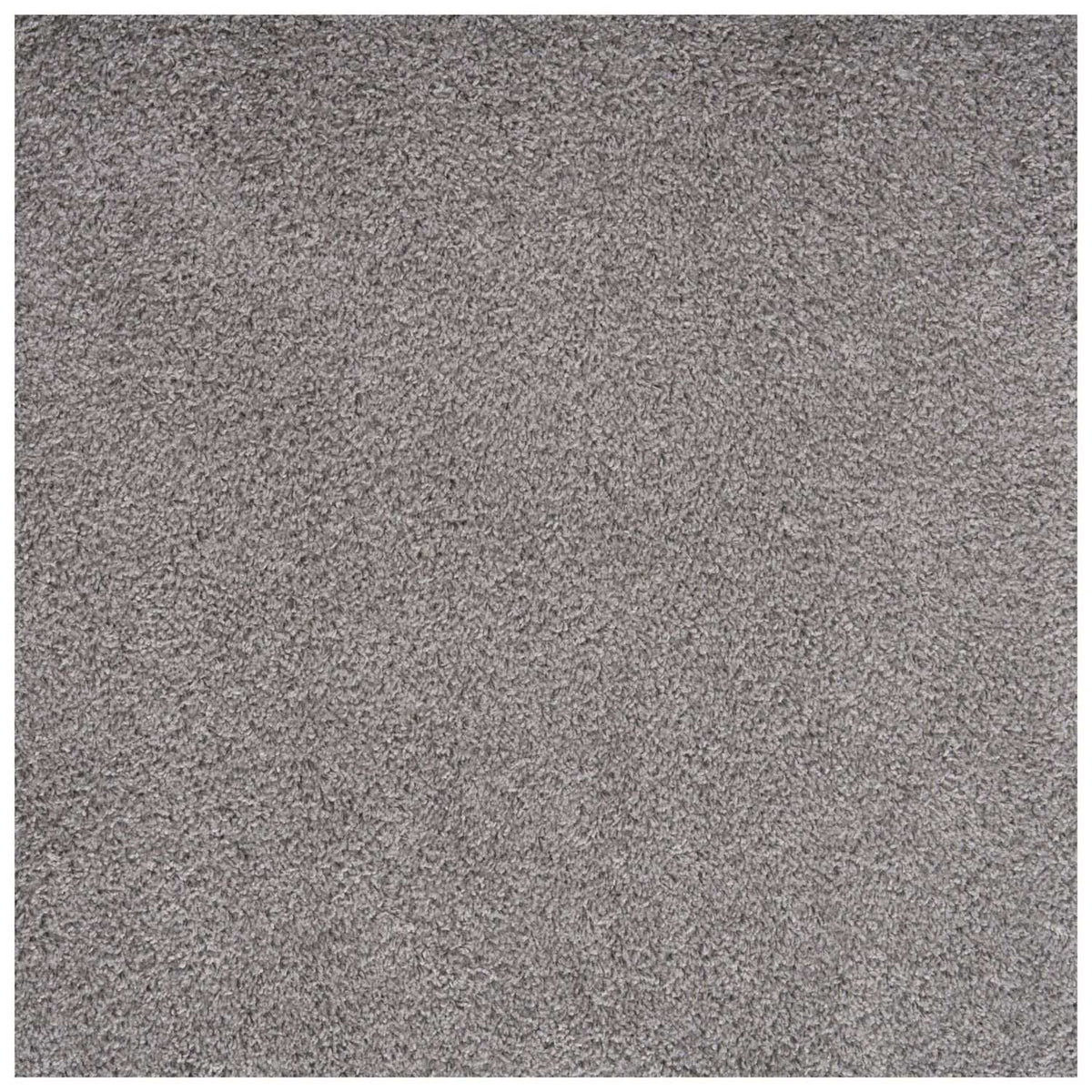 Solid Grey Shaggy Rug