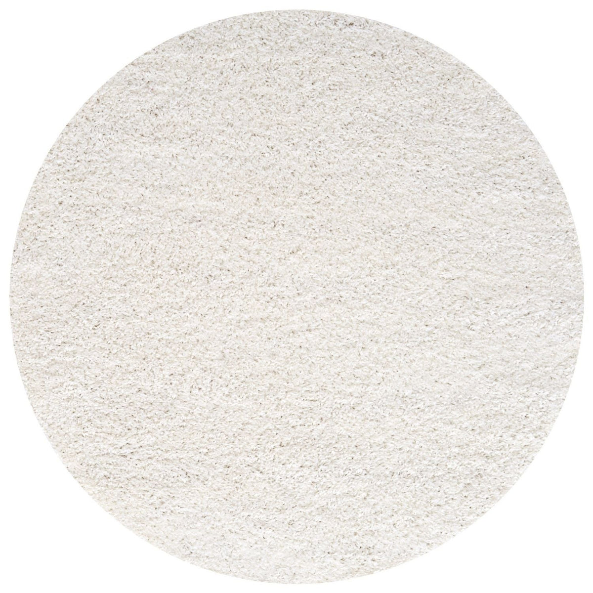 Solid White Shaggy Rug