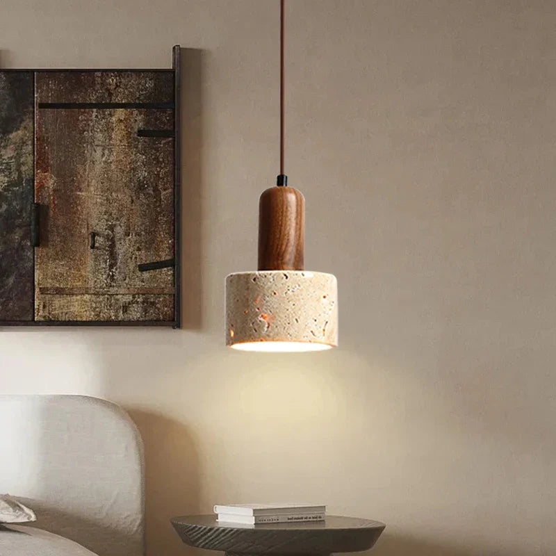 Travertine Pendant Light