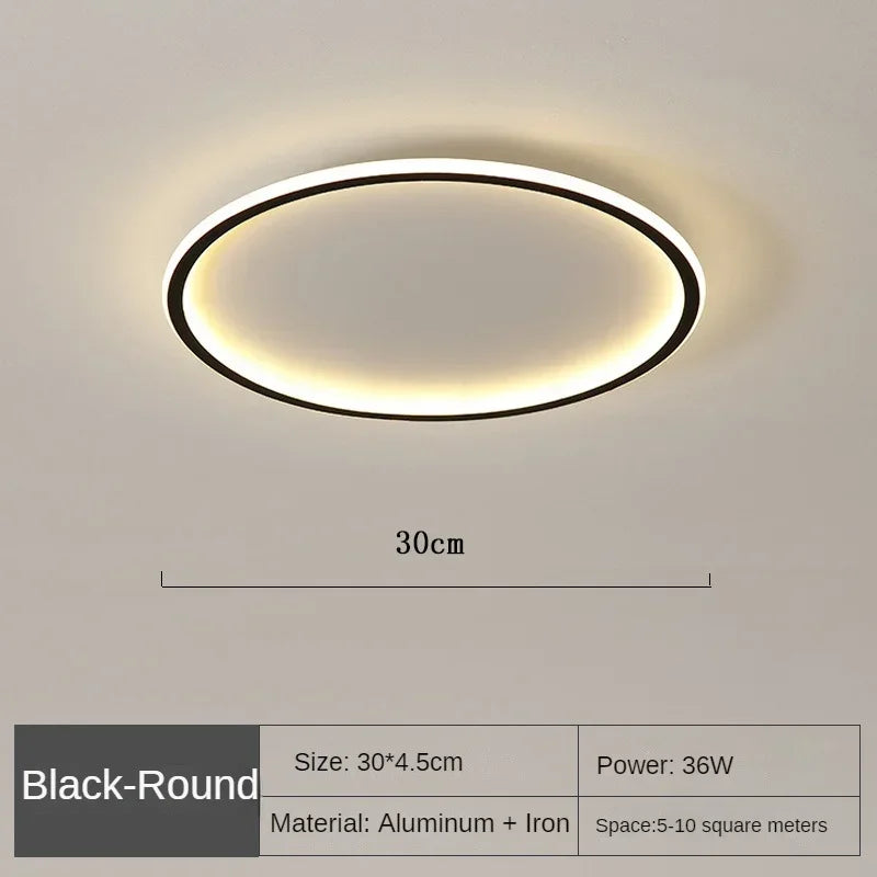 LED Ring Flush Ceiling Light, Dimmable