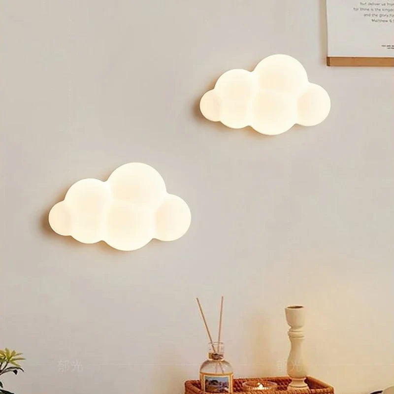 Cloud LED Wall Lamp with Remote
