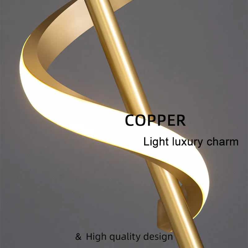 Twisted LED Wall Light