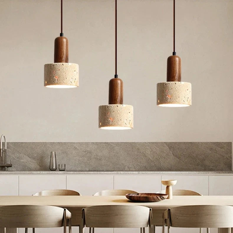 Travertine Pendant Light