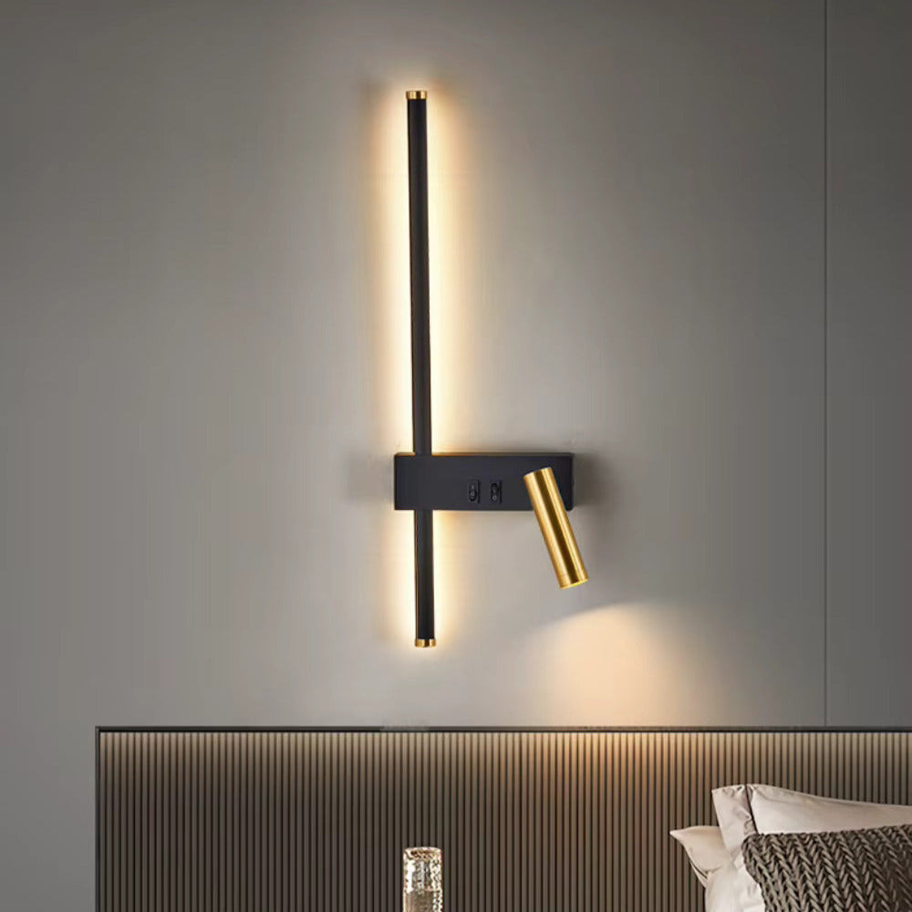 Bold Dual-Switch LED Wall Lamp
