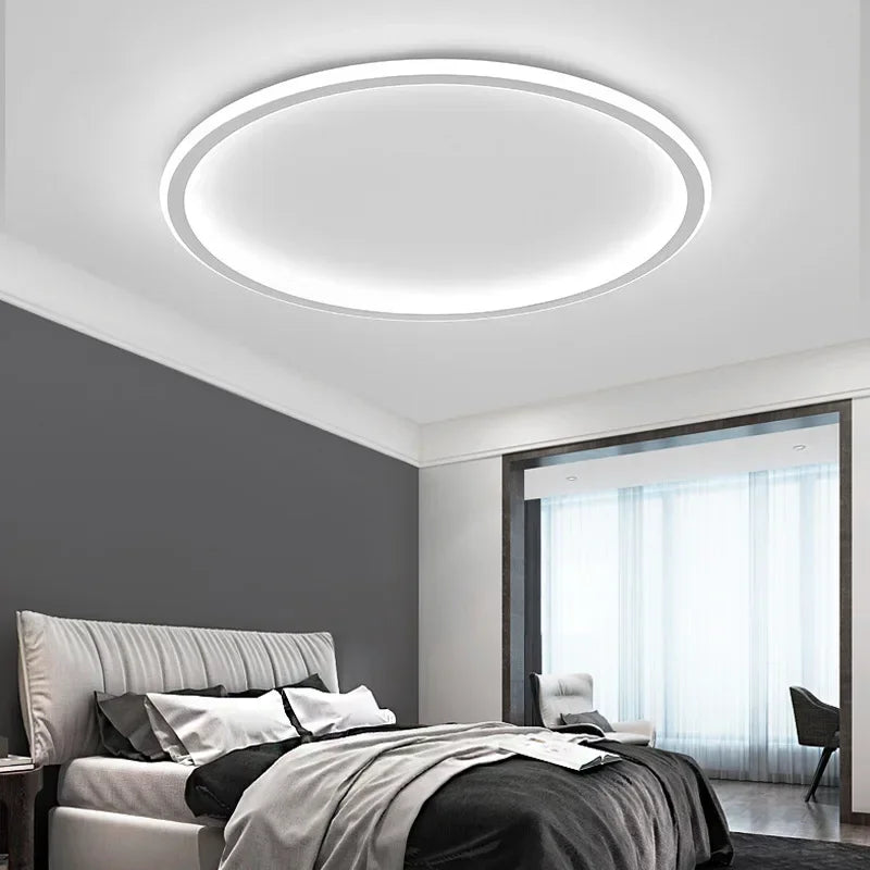 LED Ring Flush Ceiling Light, Dimmable