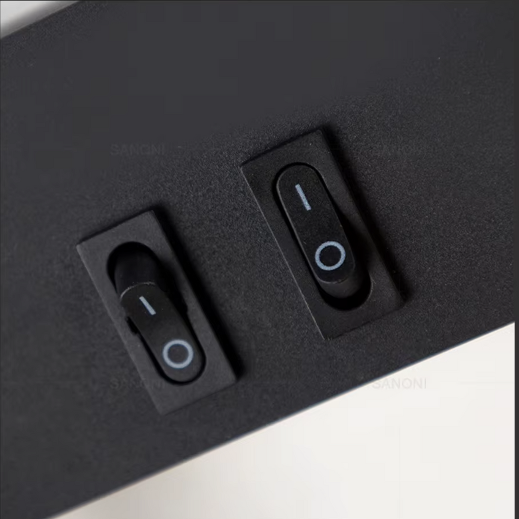 Bold Dual-Switch LED Wall Lamp