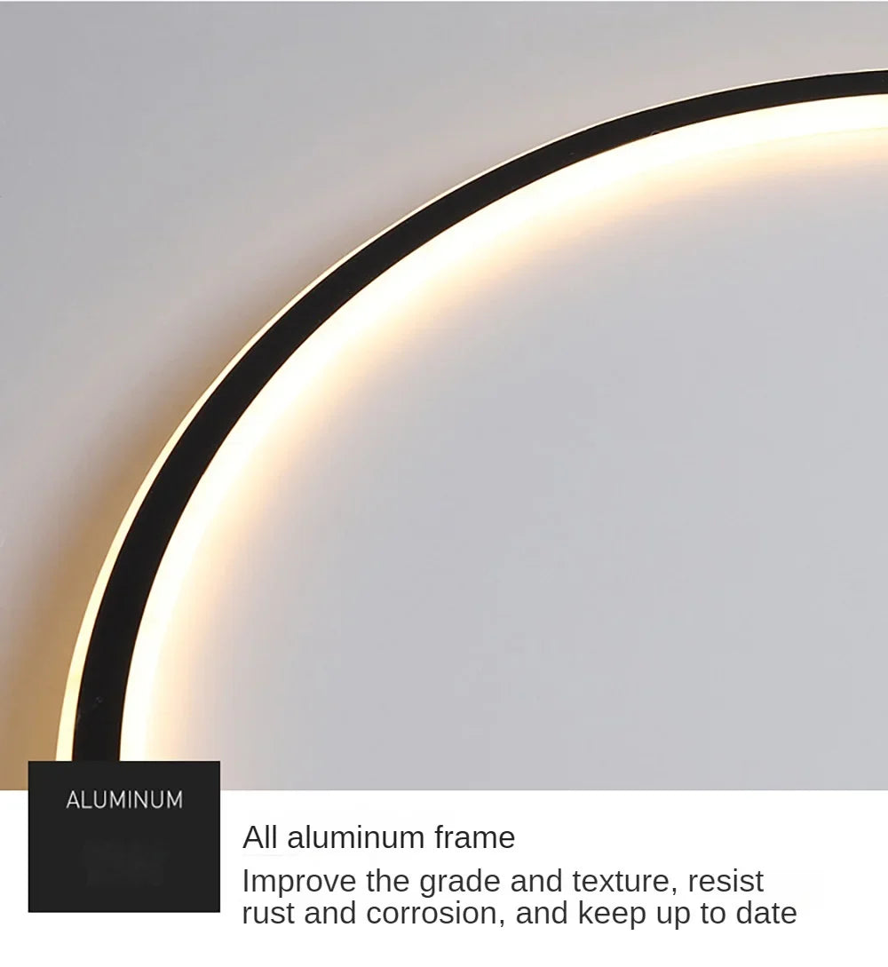LED Ring Flush Ceiling Light, Dimmable