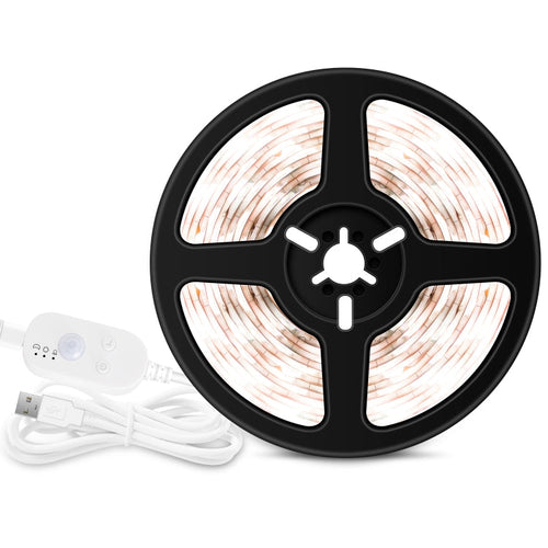 5m USB Motion Sensor LED Strip Light, Warm White