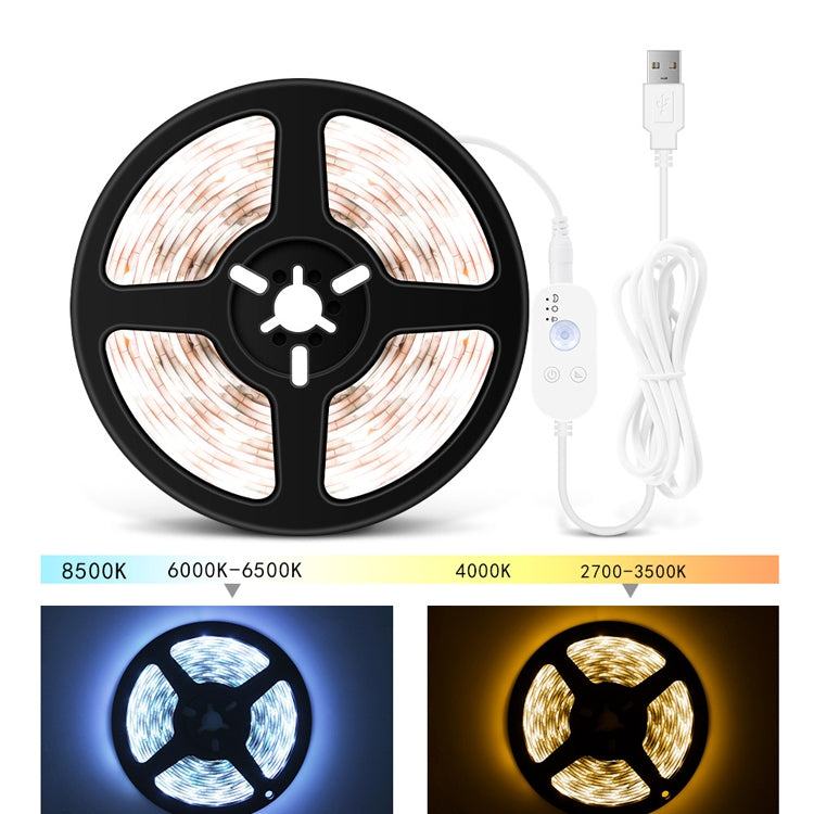 5m USB Motion Sensor LED Strip Light, Warm White