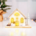 LED Christmas House Village Scene