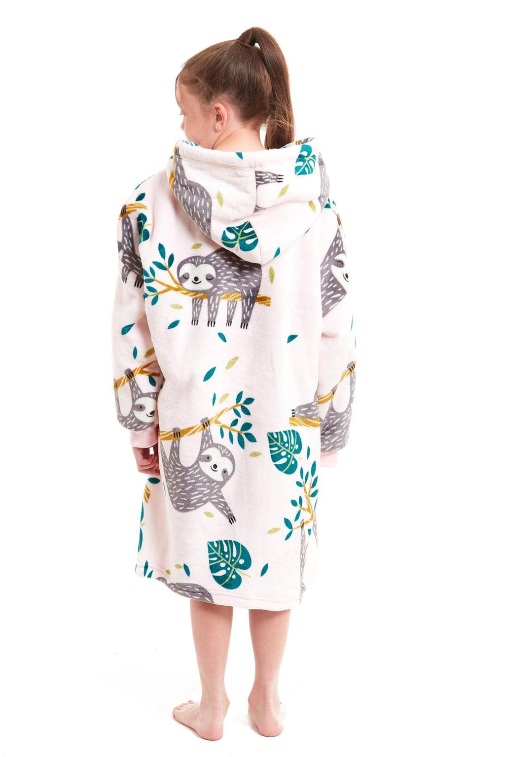 Kids Hooded Sherpa Fleece Blanket