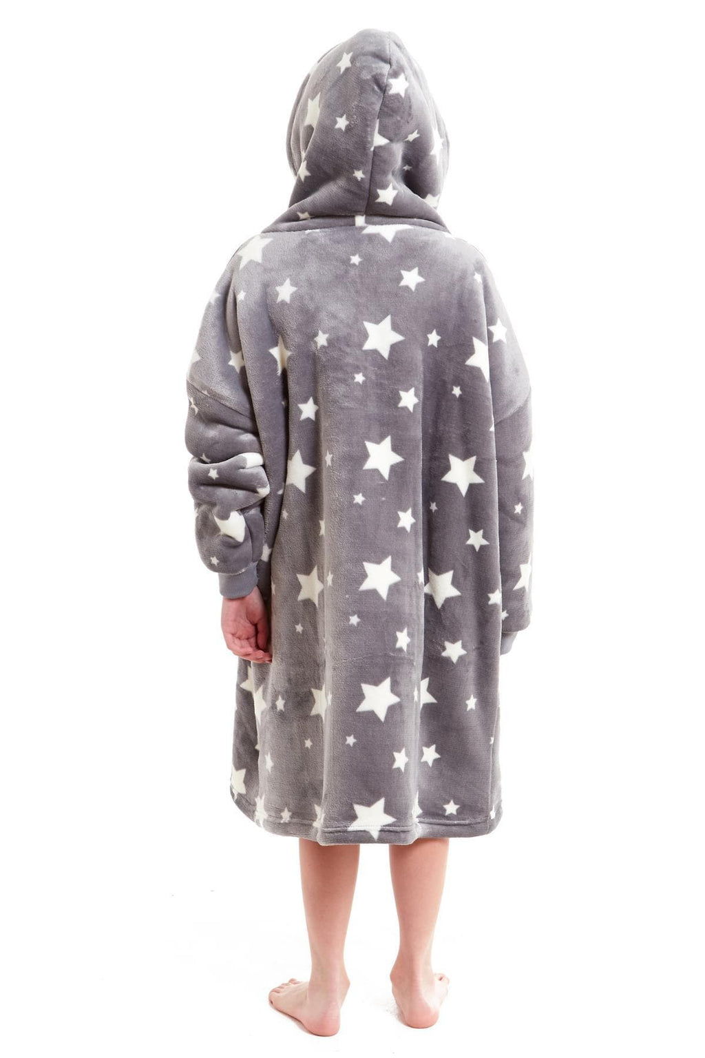 Kids Hooded Sherpa Fleece Blanket