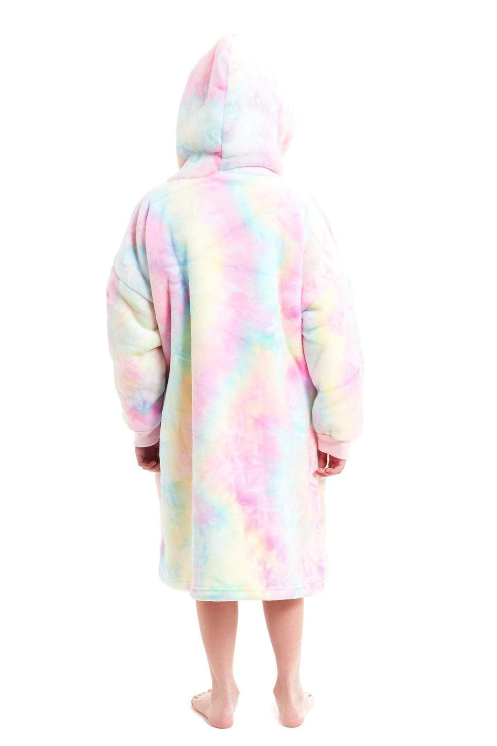Kids Hooded Sherpa Fleece Blanket