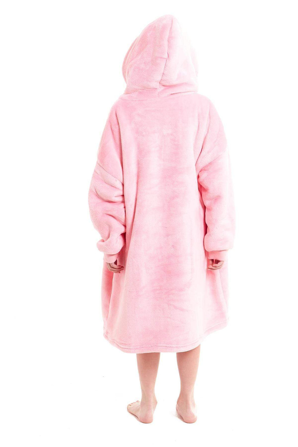 Kids Hooded Sherpa Fleece Blanket
