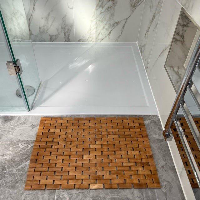 Bamboo Roll-Up Bath Mat