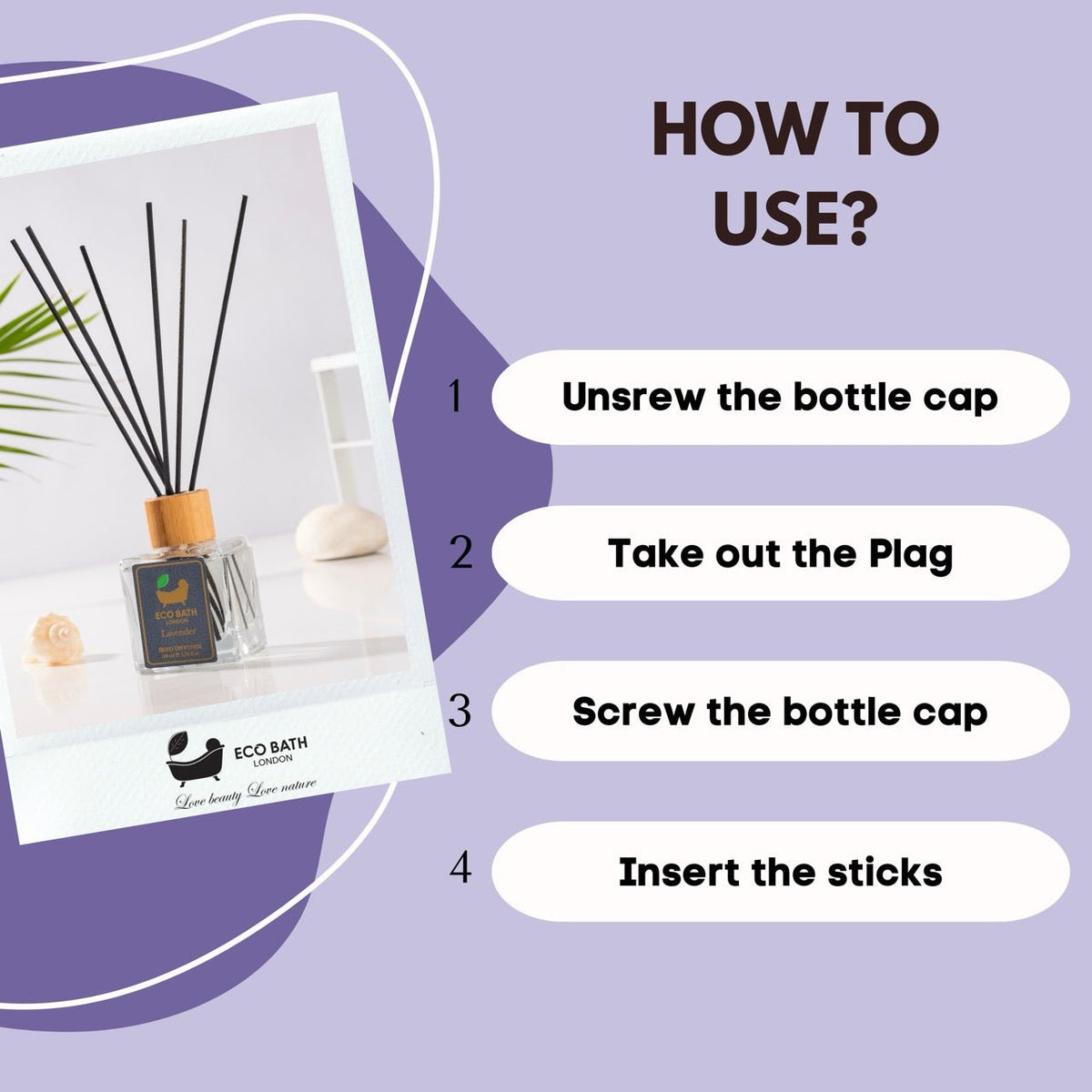French Lavender Reed Diffuser, 100ml