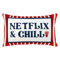 Netflix & Chill Needlepoint Cushion