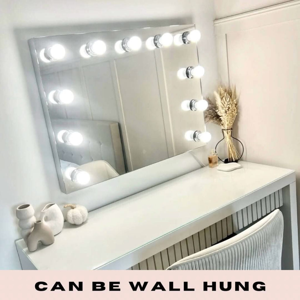 Hepburn Hollywood Vanity Mirror, 80 x 60cm