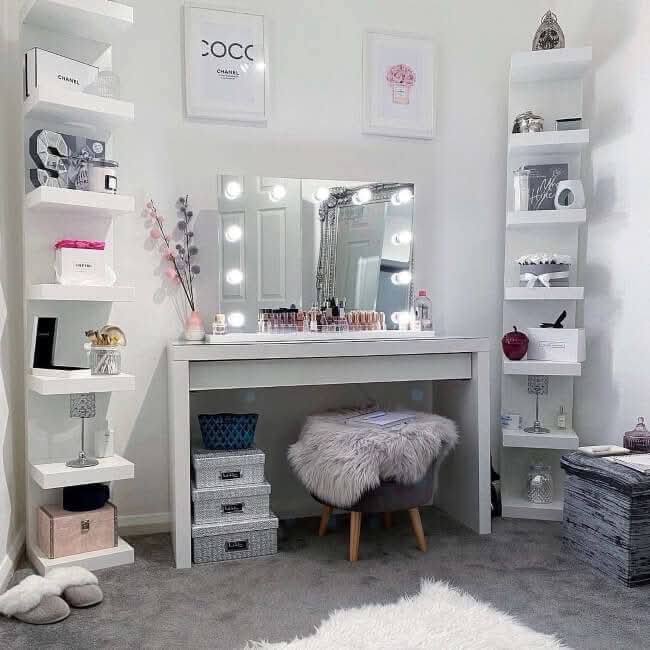 Hepburn Hollywood Vanity Mirror, 80 x 60cm