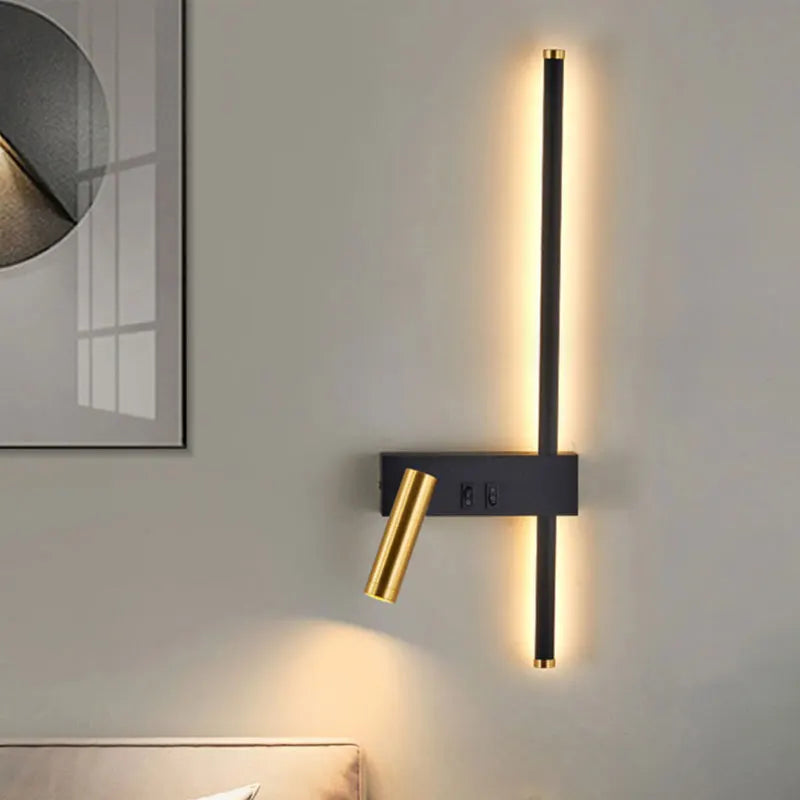 Bold Dual-Switch LED Wall Lamp