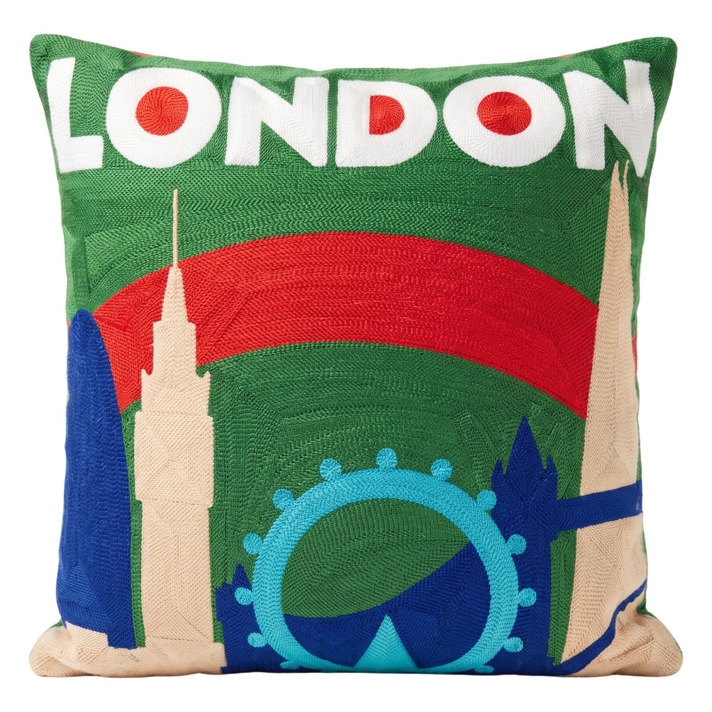 London Needlepoint Cushion