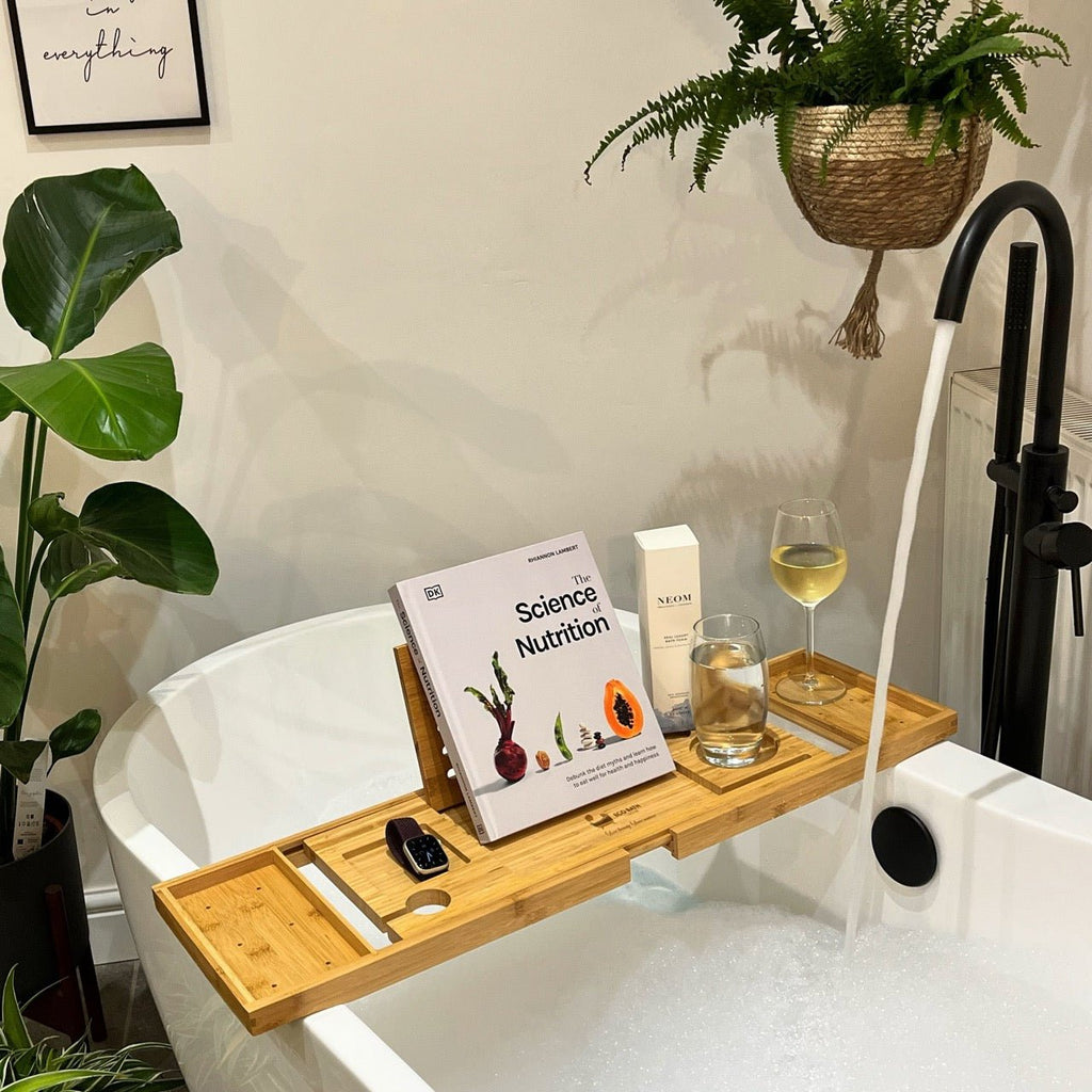 Extendable Bamboo Bath Tray