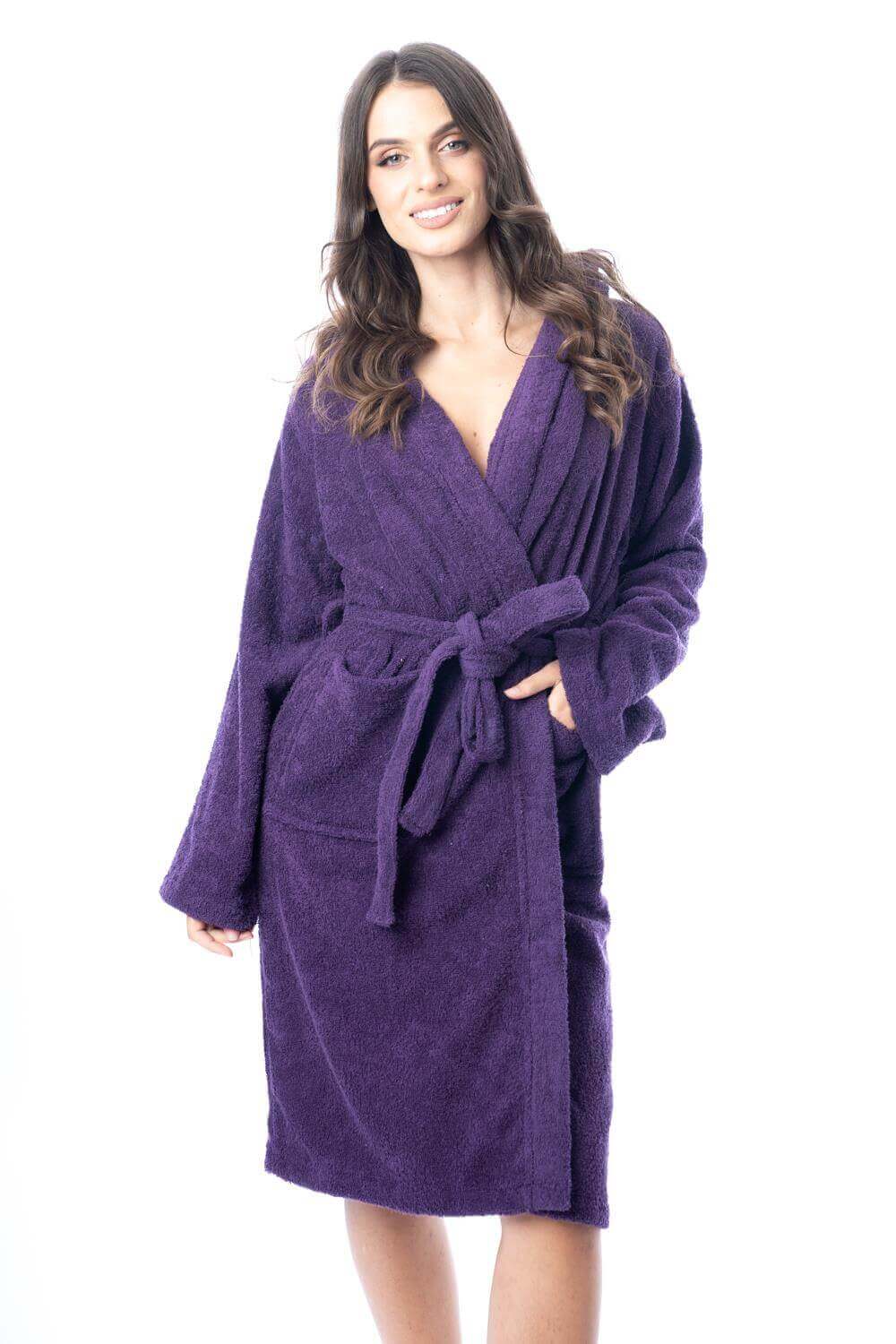 Women's Cotton Terry Bath Robe