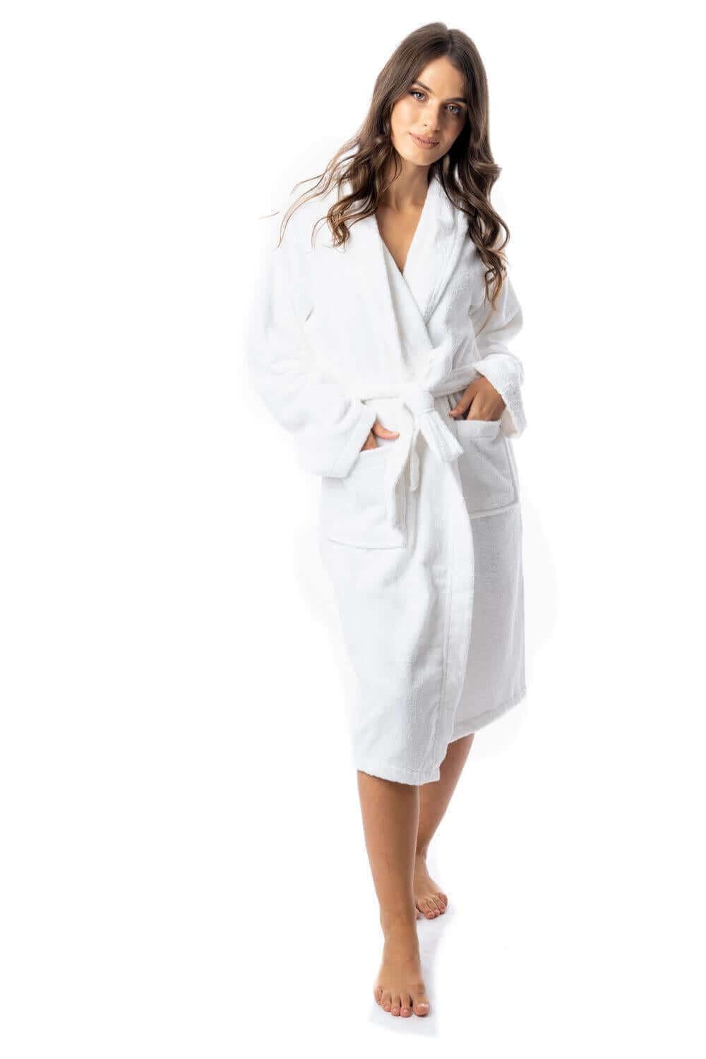 Women's Cotton Terry Bath Robe