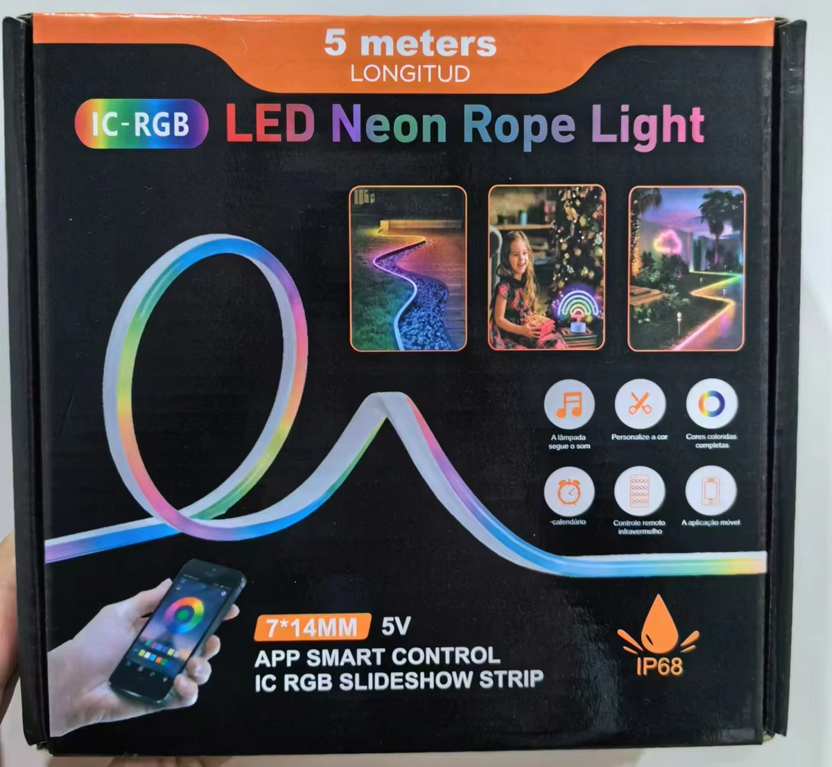 RGB LED Neon Rope Light with App Control