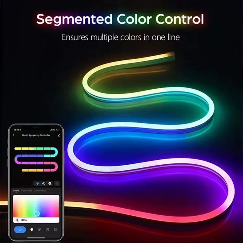 RGB LED Neon Rope Light with App Control