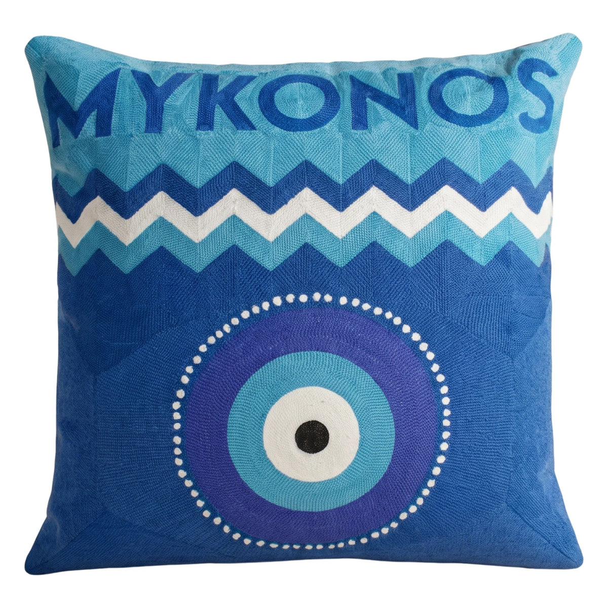 Mykonos Needlepoint Cushion