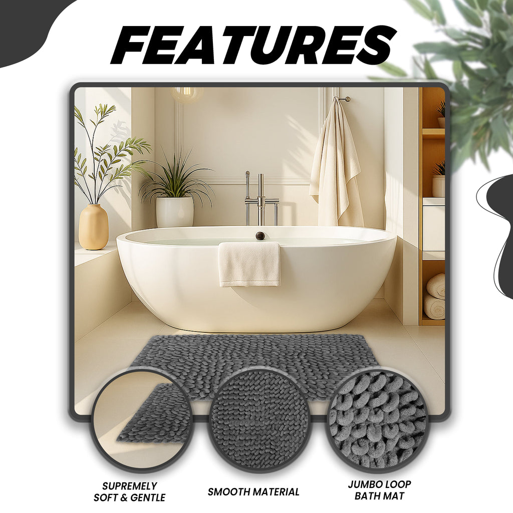Jumbo Loop Cotton Bath Mat
