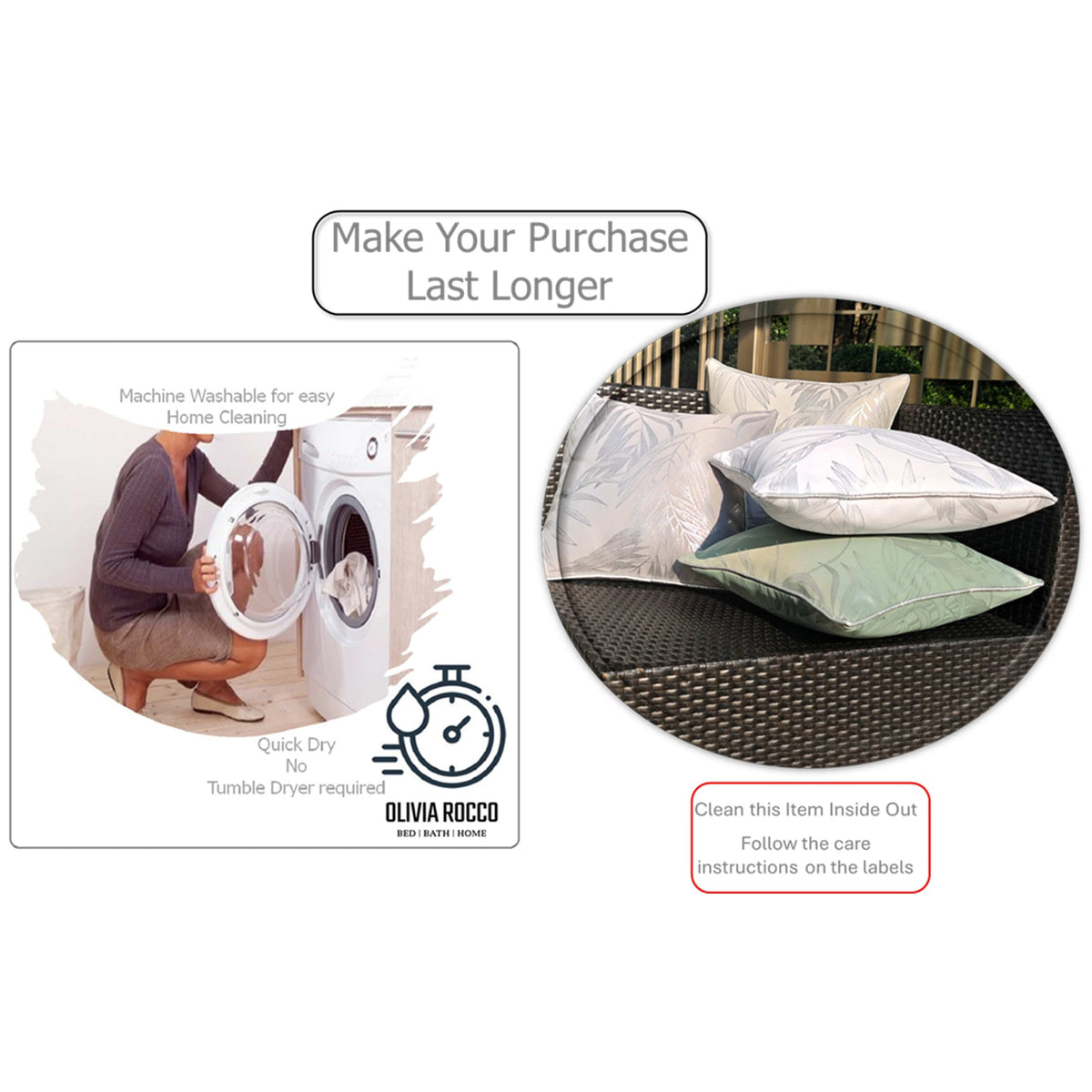 Leaf Sparkle Cushion Covers, 2 Pack