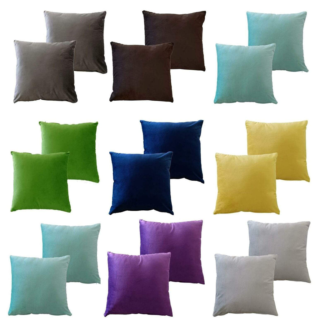 Velvet Cushion Covers, 2 Pack