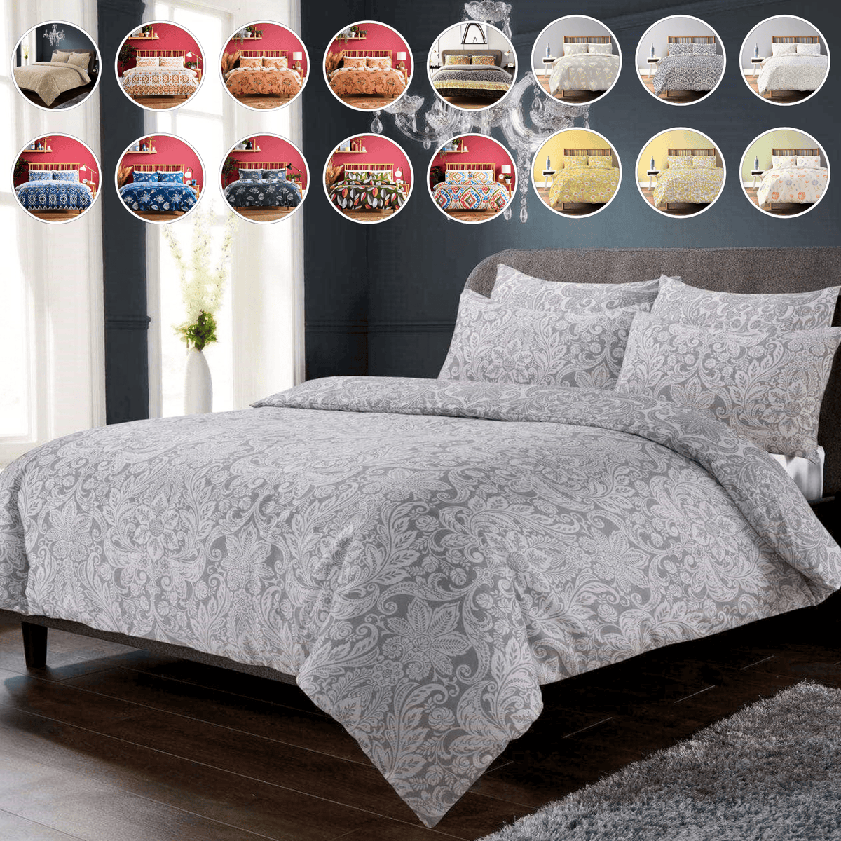 Cotton Rich Printed Duvet Set