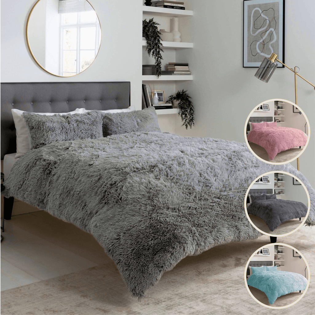 Faux Fur Duvet Set